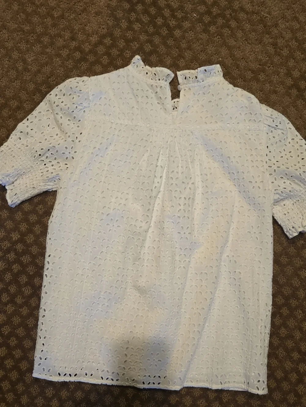 J. Crew Eyelet Top. Like NEW!